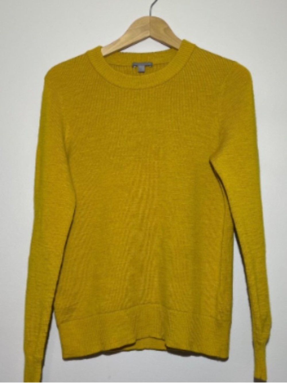 Yellow Crew Neck Sweater